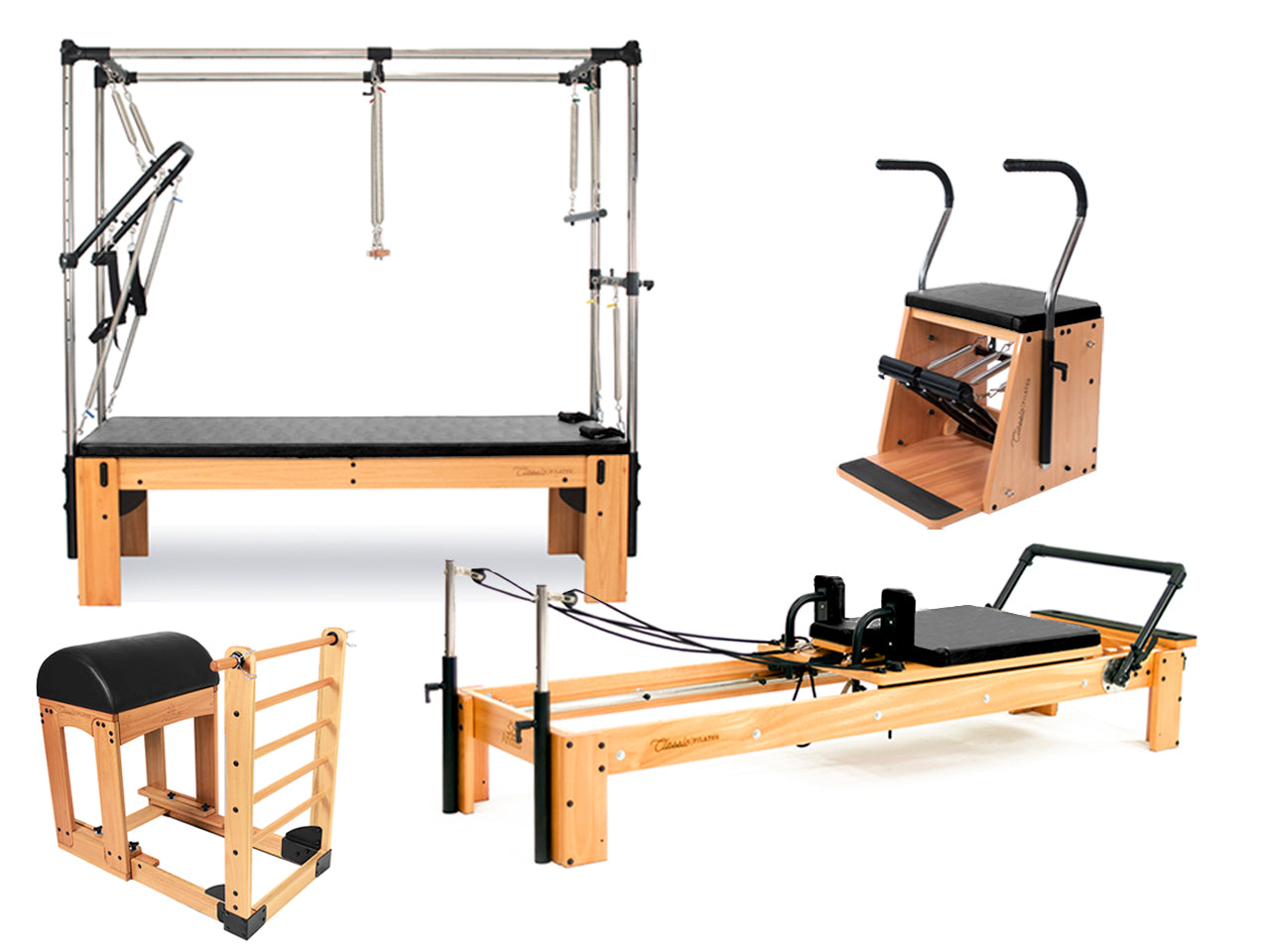 Kit Studio Classic Pilates Completo Preto - Arktus